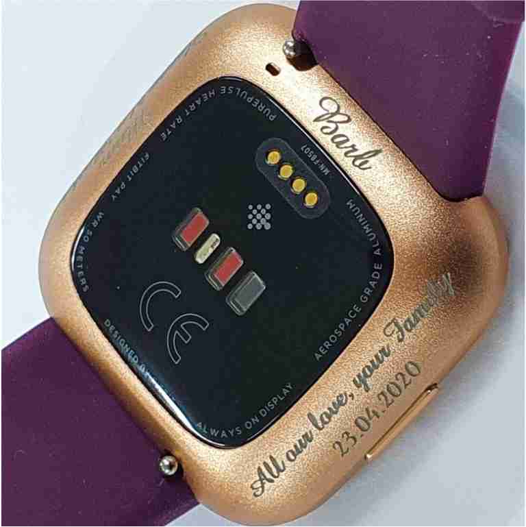 Laser Engraved Smart Watch